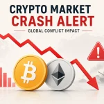 Bitcoin & Ethereum Crash Alert due to Global Conflict