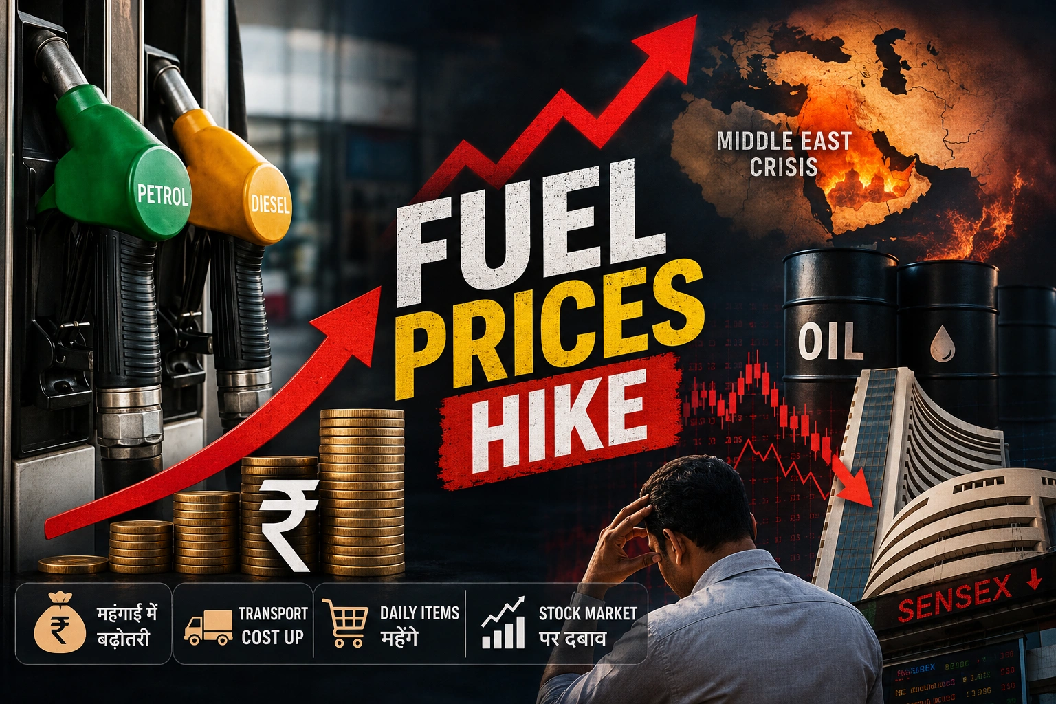 Petrol-Diesel Prices Today Prices Rise for the Third Time